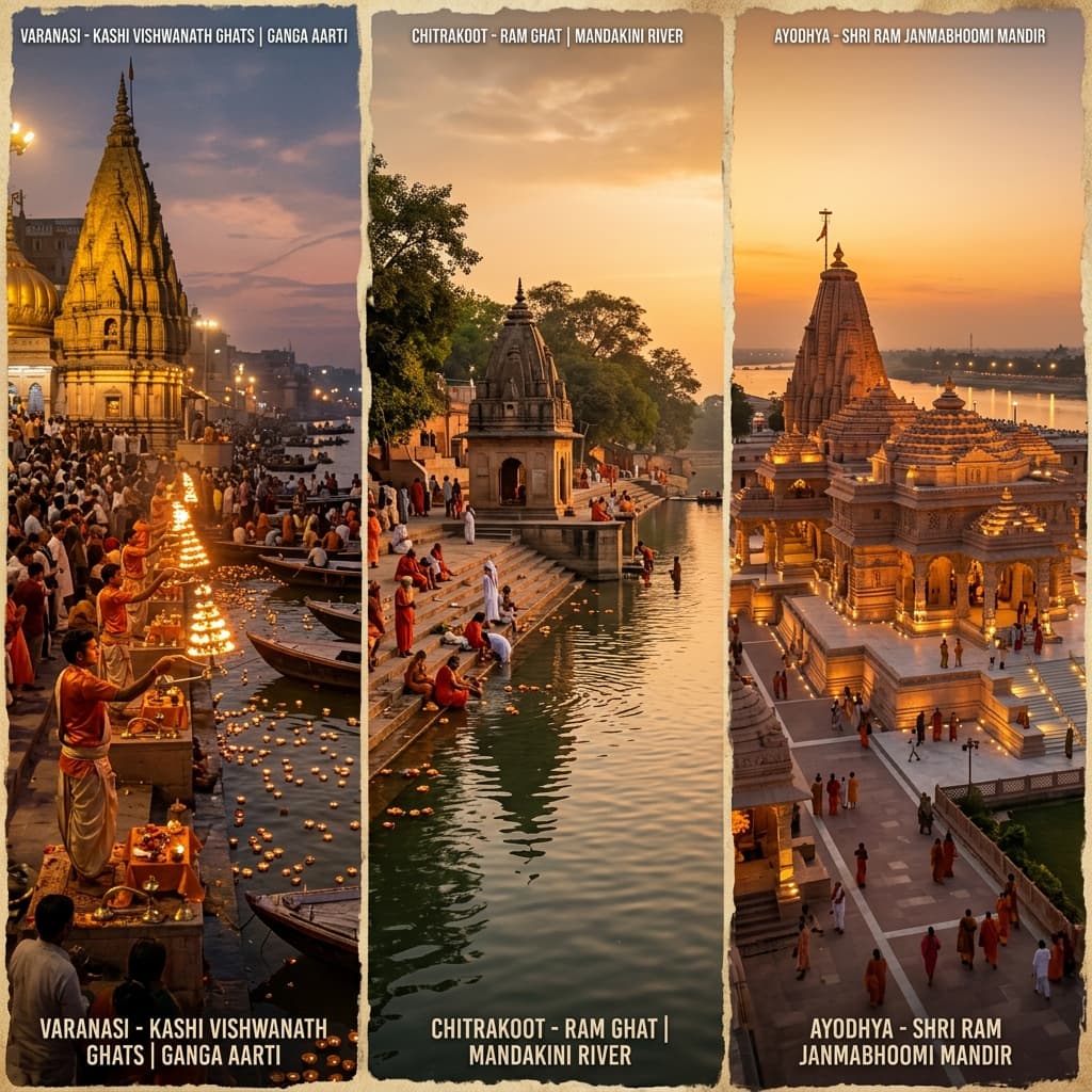 Kashi • Chitrakoot • Ayodhya