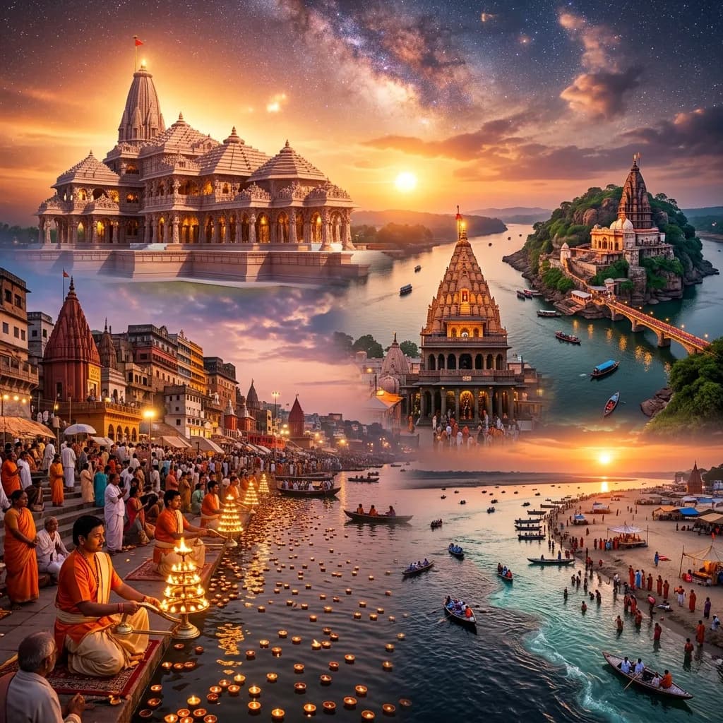 Kashi • Prayagraj • Ayodhya