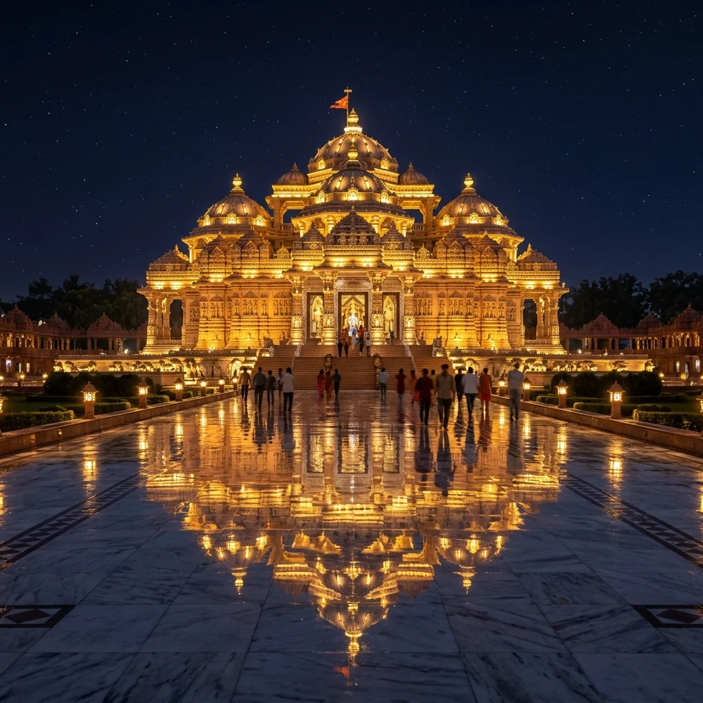 Shri Ram Mandir (Night)