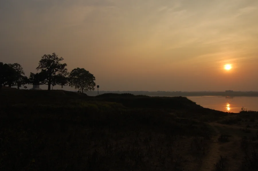 Yamuna River Evening Ghat View