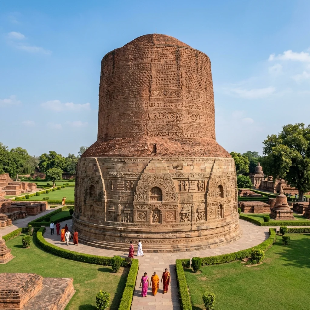 Sarnath Dhamek Stupa